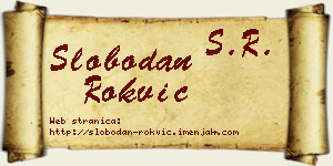 Slobodan Rokvić vizit kartica